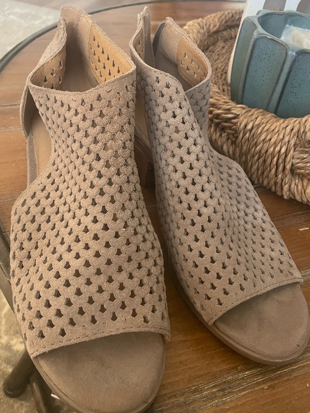 Lucky Brand Toeless Suede Boot